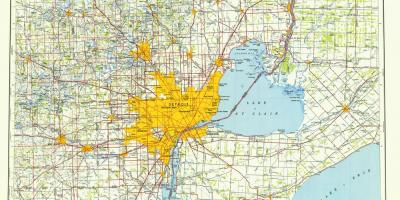 Detroit SAD mapu